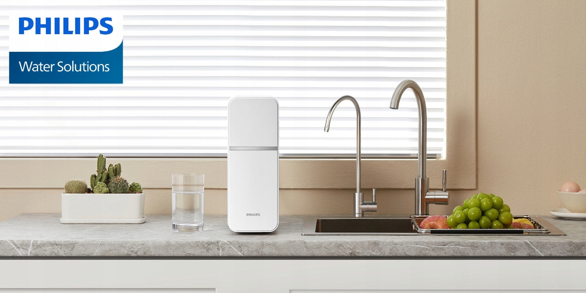 Flow-through softening water filter Philips AUT1211, sink filter Kind filter
