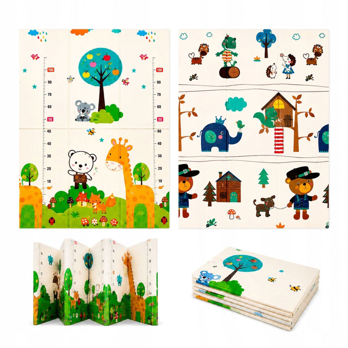 Foam Mat for Children Educational Folding Double Sided for Play 180x120cm