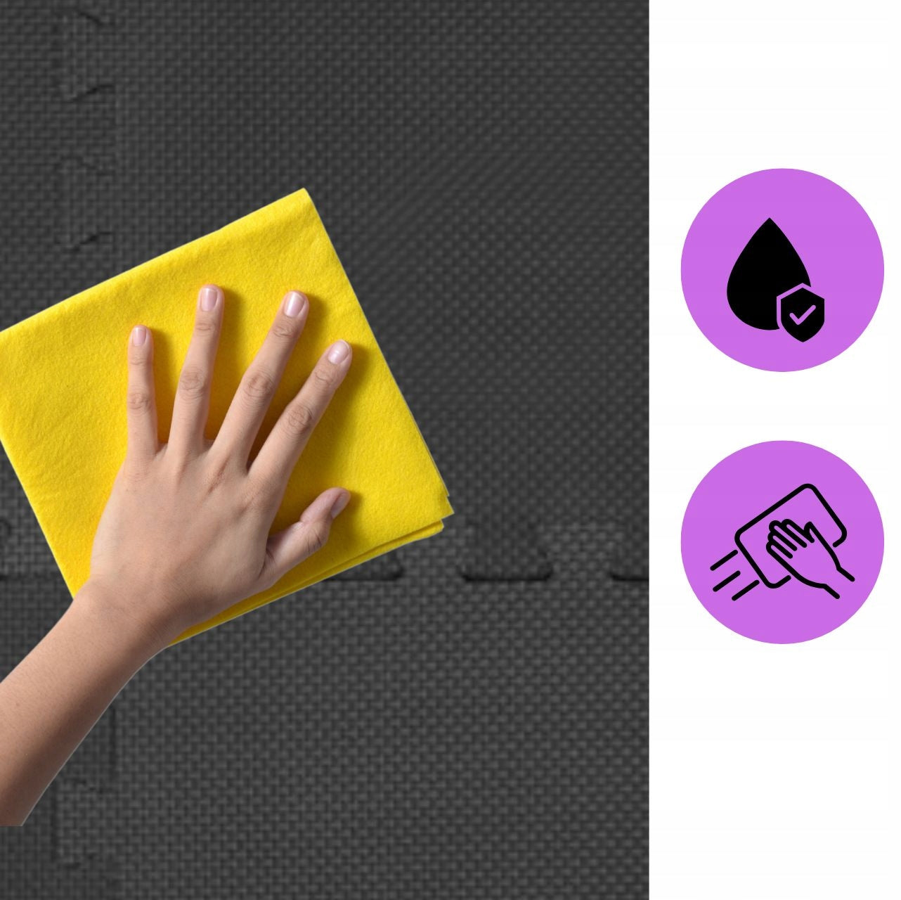 Foam Puzzle Mat Thick XXL Under Exercise Equipment Protective 48 pcs. Manufacturer code 122