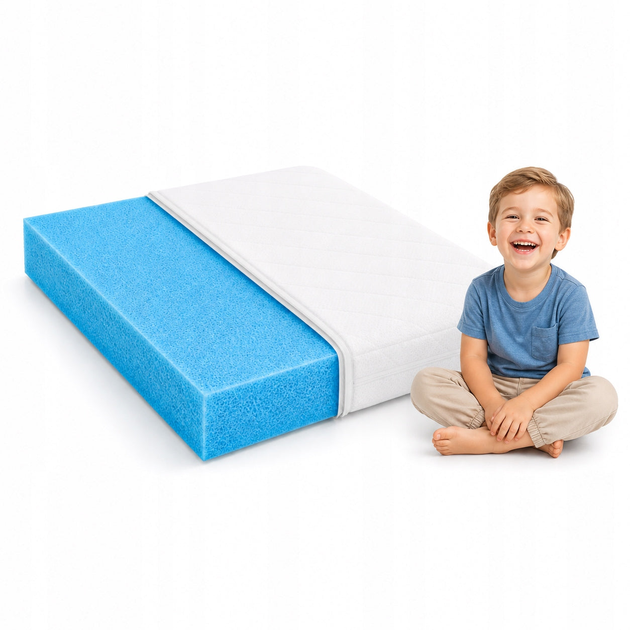 Foam mattress 60X180 soft children's anti-allergic breathable 11cm Medical device no