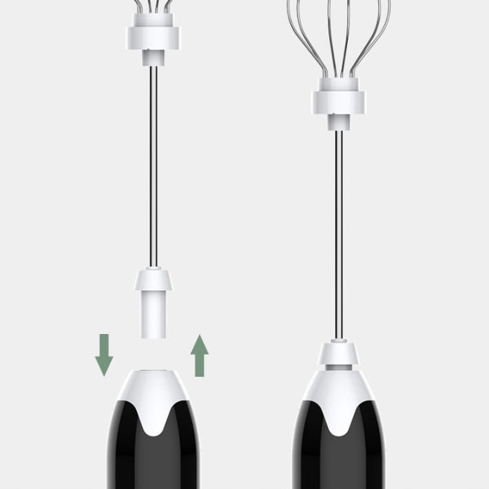 Foamer, MEOKO milk beater with rechargeable battery, USB charging, 2 tips Manufacturer code 5904800117263