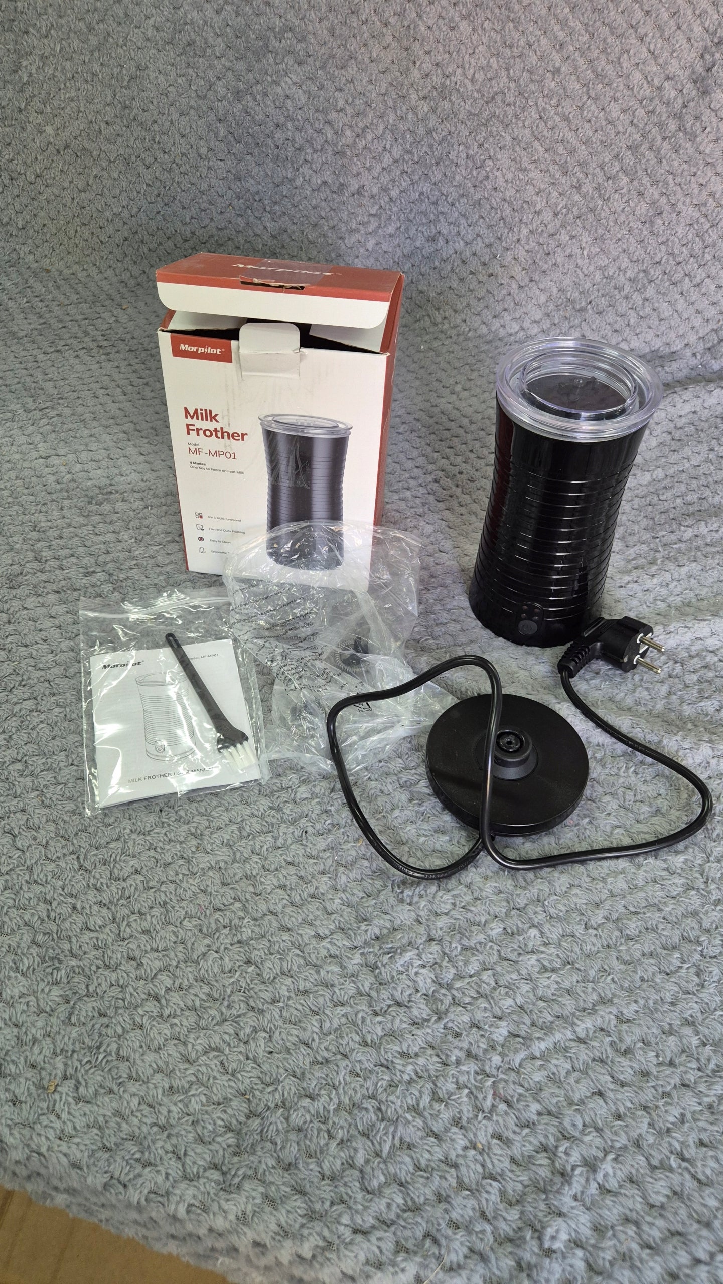 Foamer morpilot Electric black ergonomic 240ml 400W Manufacturer code MF-MP01