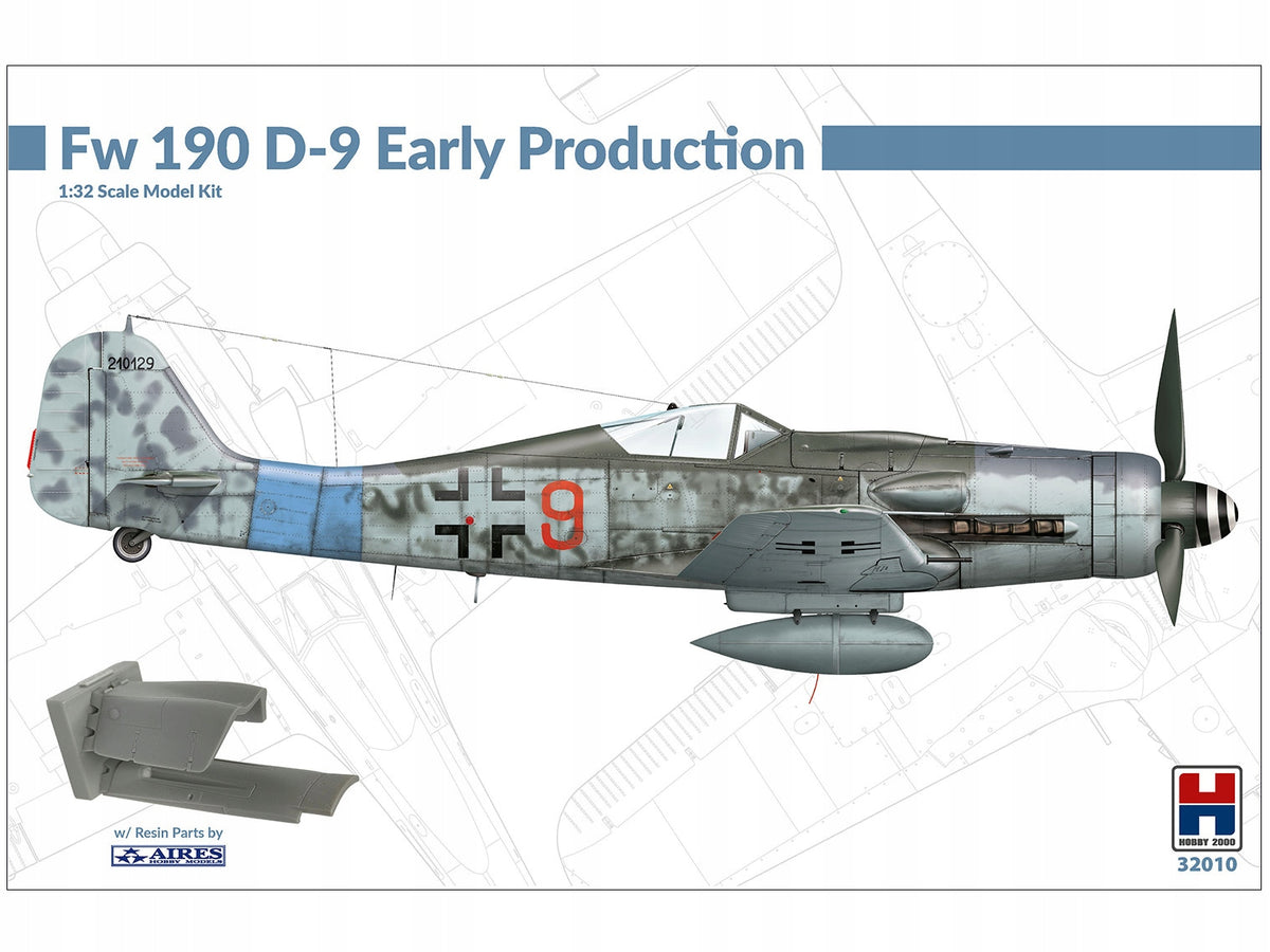 Focke Wulf Fw190 D-9 Early Production Model 32010 Hobby 2000