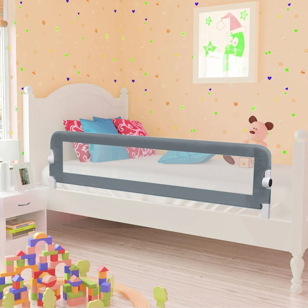 Foldable Baby Bed Rail, Grey, 120x40.5x42 cm Packaging status original