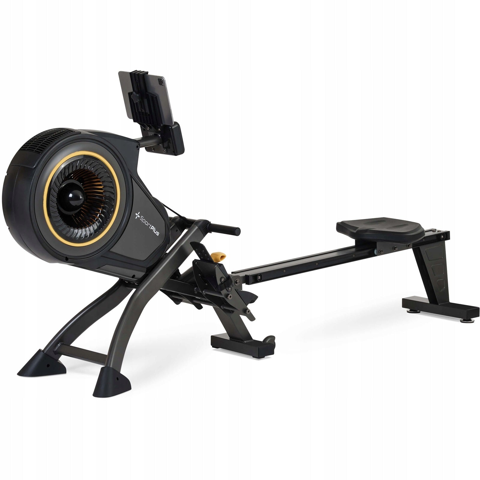 Folding Air Rowing Machine SportPlus 8 Resistance Levels up to 150 kg 200 cm Packaging status original
