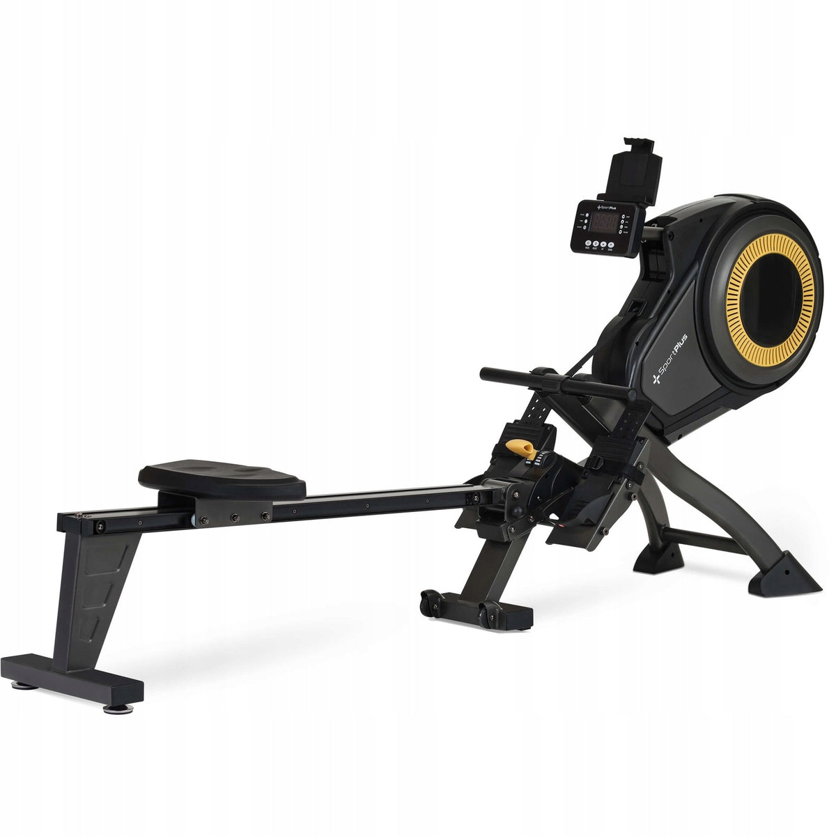Folding Air Rowing Machine SportPlus 8 Resistance Levels up to 150 kg 200 cm