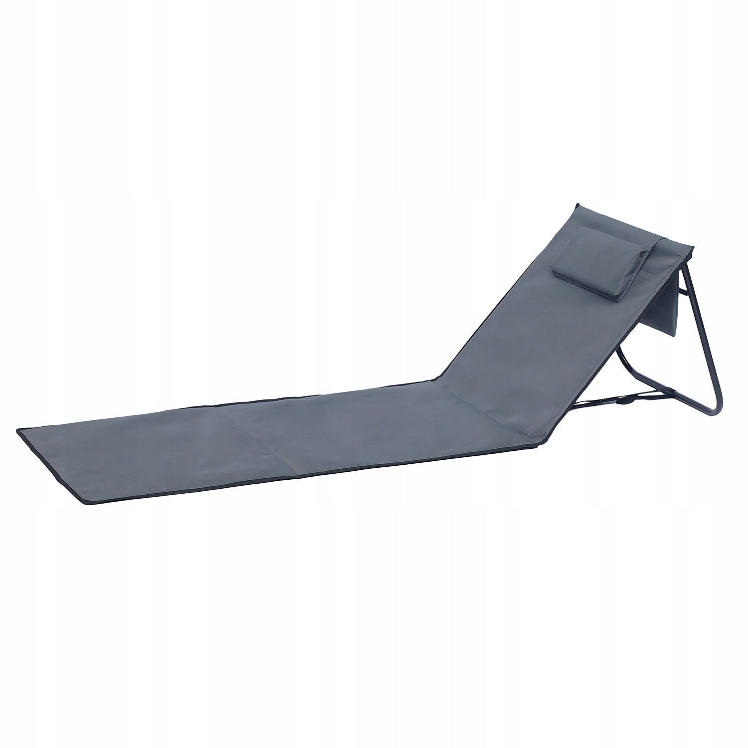 Folding Beach Lounger Linder Exclusiv Grey Garden Tourist Terrace Manufacturer code SM03