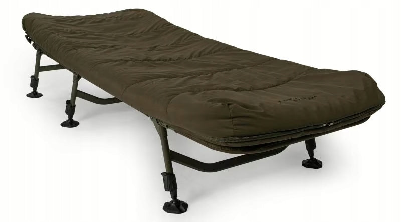 Folding Bed Adjustable Fishing Camping Comfortable 140 kg 200x80 Packaging status original