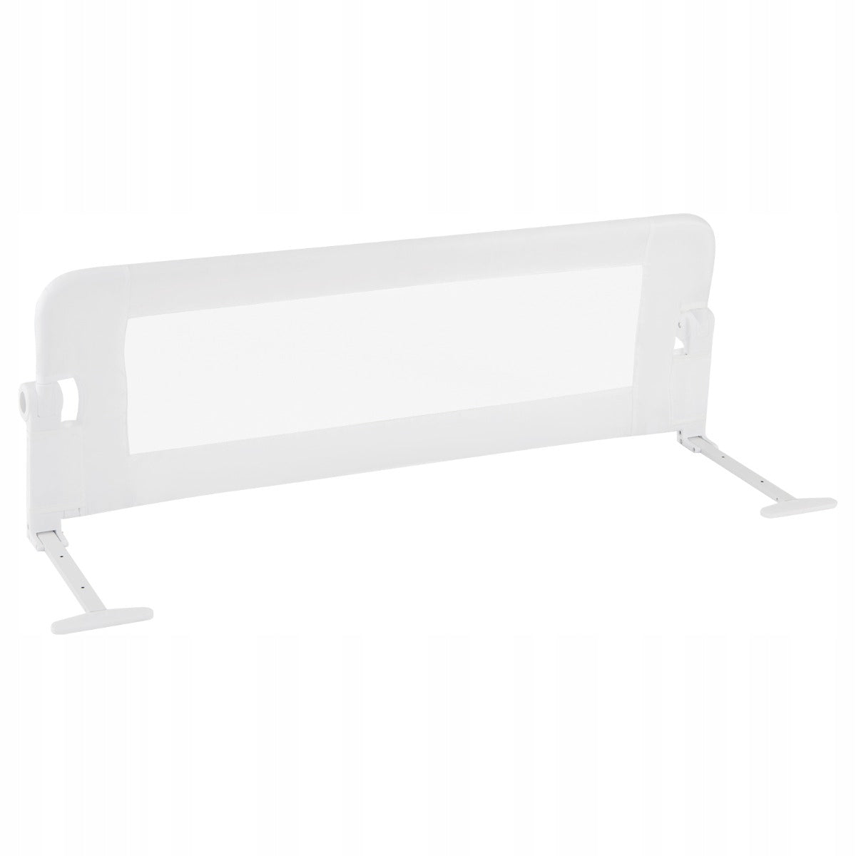 Folding Bed Barrier with Adjustable Straps 121 x 40,5 x 42 cm White