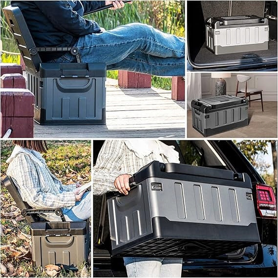 Folding Fishing Box With Seat - Camping Organizer Camping 2in1 Manufacturer code MT-SNR