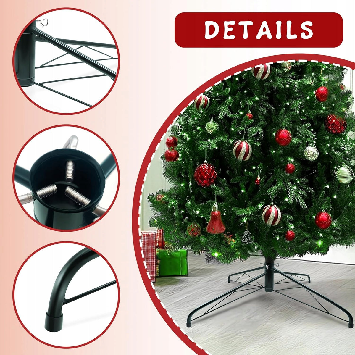 Folding Metal Christmas Tree Stand Universal Stand 70 cm Manufacturer code B0FC5PFFMF