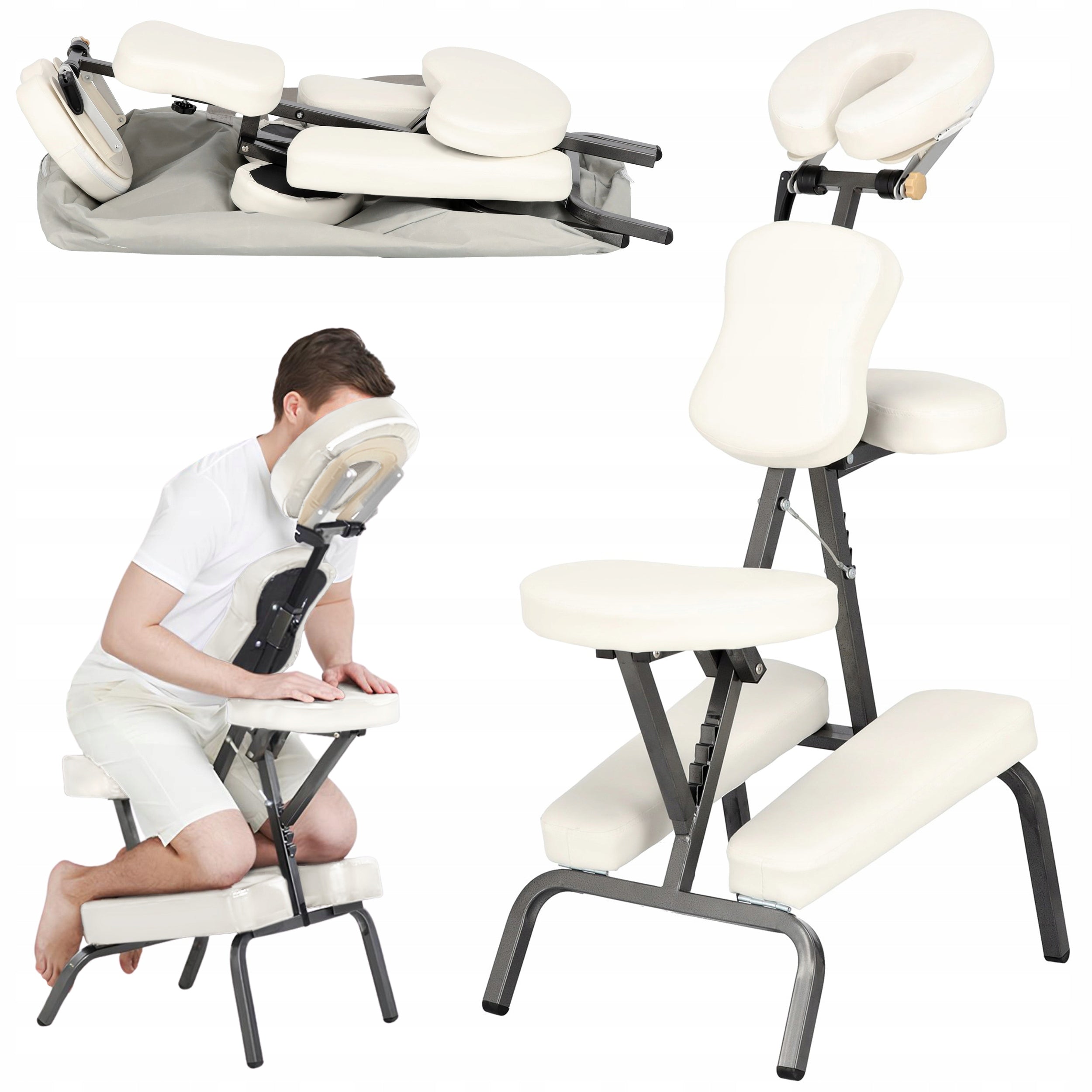 Folding Portable Chair for Tattoo Rehabilitation Massage Chair Kneeler
