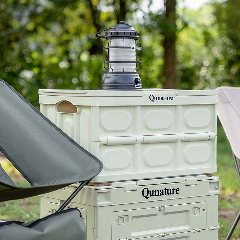 Folding basket box camping table 55L/30kg picnic camping Qunature 053001 EAN (GTIN) 736639515348