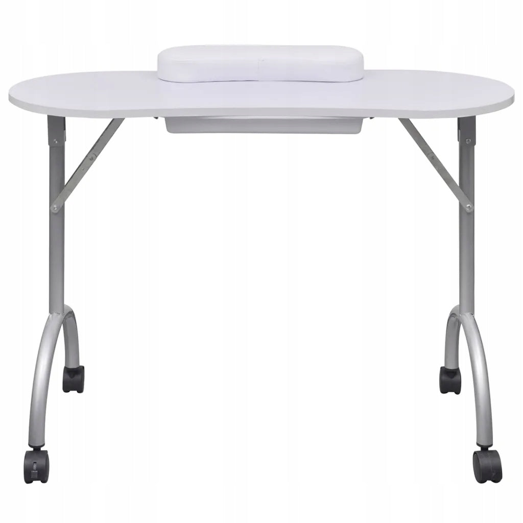 Folding manicure table 90x37x68 white Brand no brand