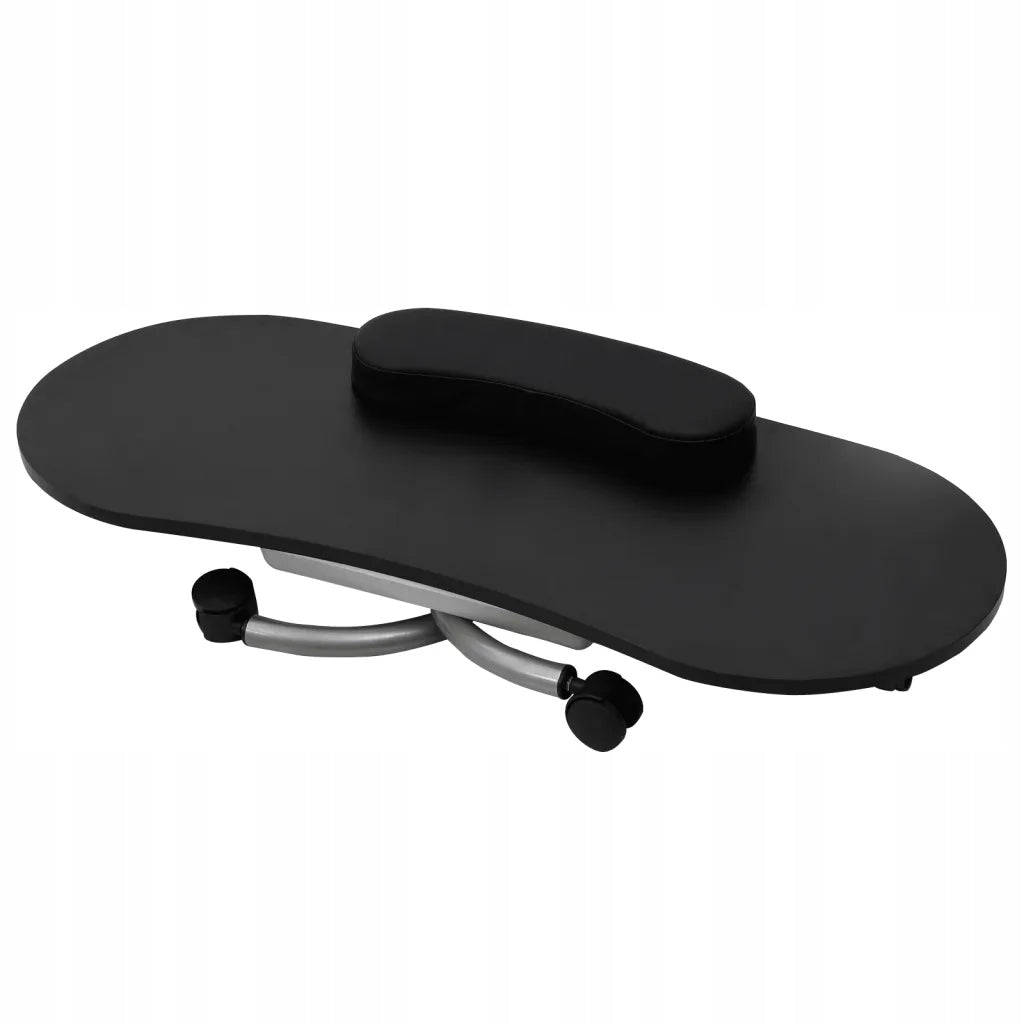 Folding manicure table with pillow and drawer, black, 90x37x68 cm Color black