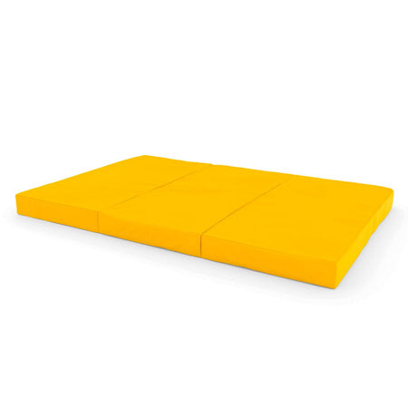 Folding mattress for gymnastic ladder 150x100x10 cm Comet yellow Brand Małpiszon