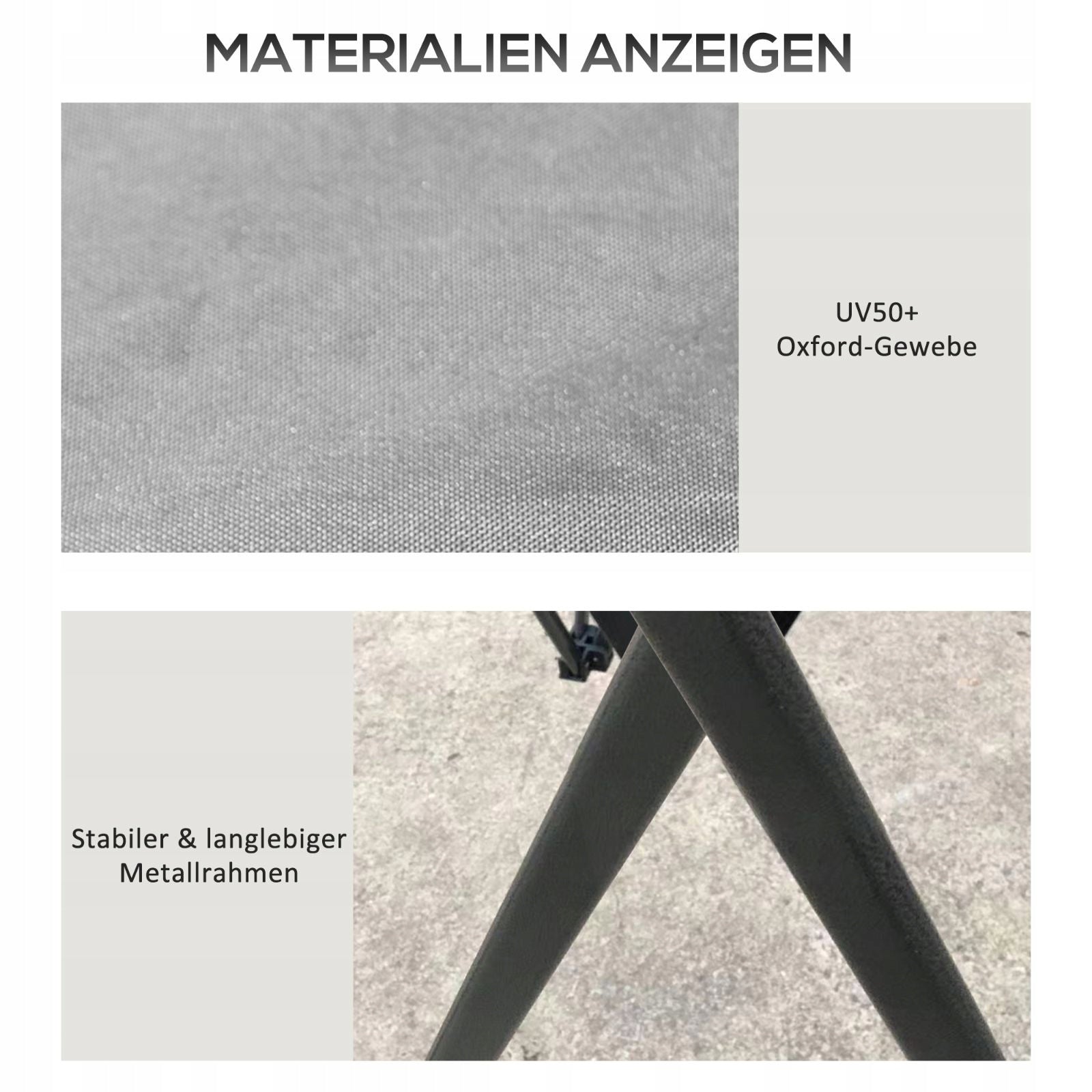 Folding pavilion 4x4m, dark grey, UV Color gray