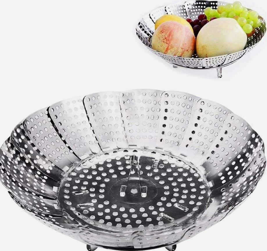 Folding steamer 14-23 cm vegetable steaming basket