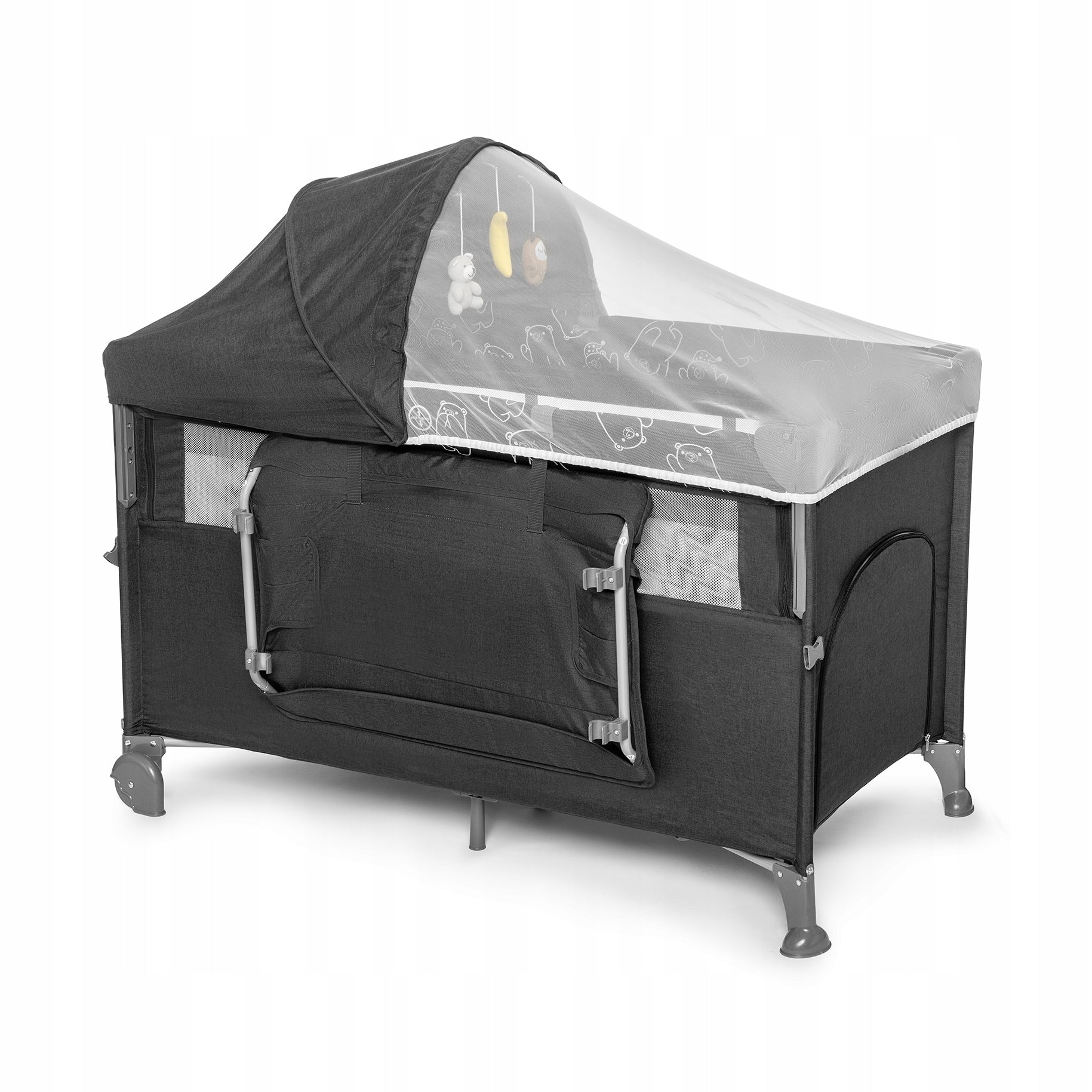 Folding travel cot, children's playpen + changing table + STUGAN mattress Manufacturer code DK-071037