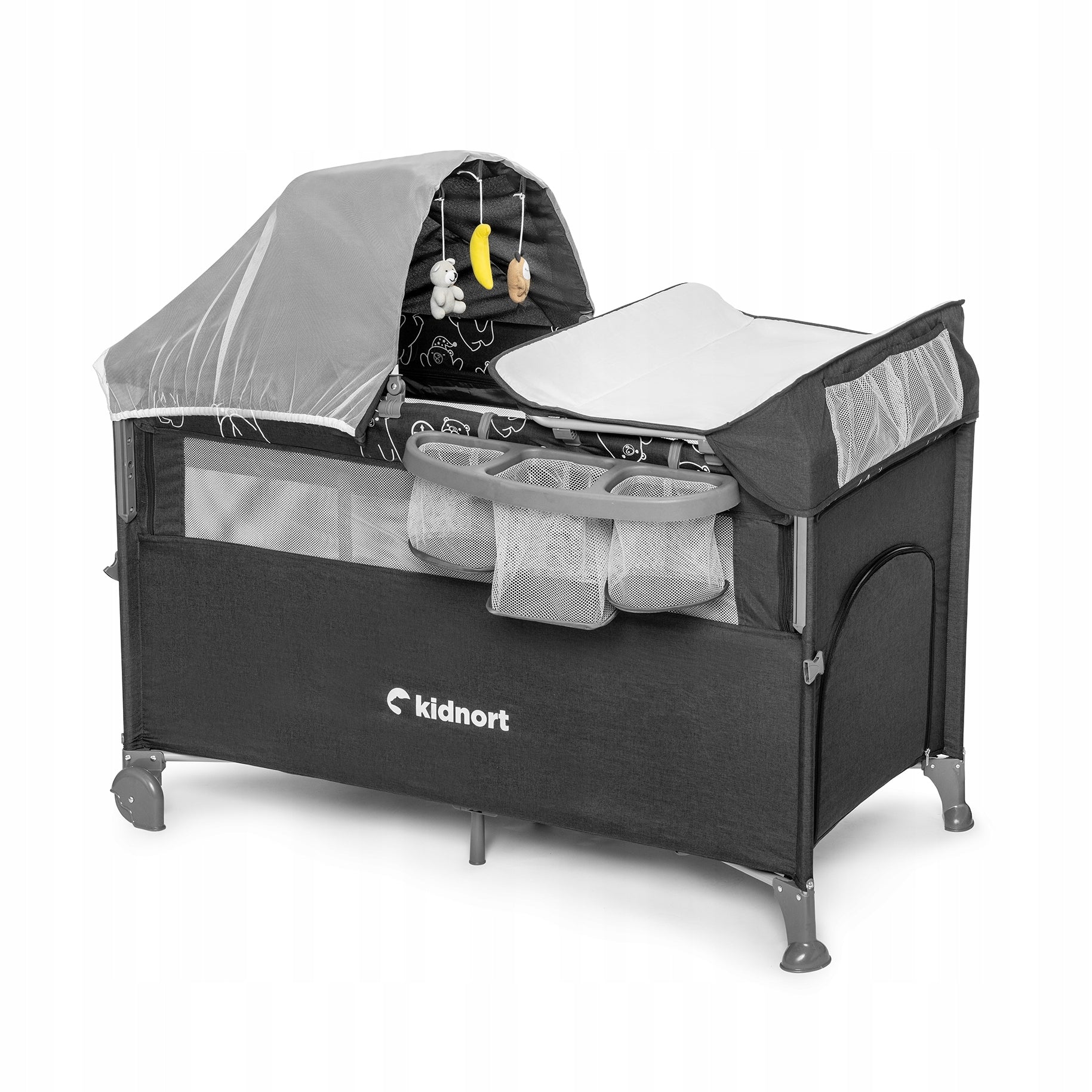 Folding travel cot, children's playpen + changing table + STUGAN mattress Packaging status original