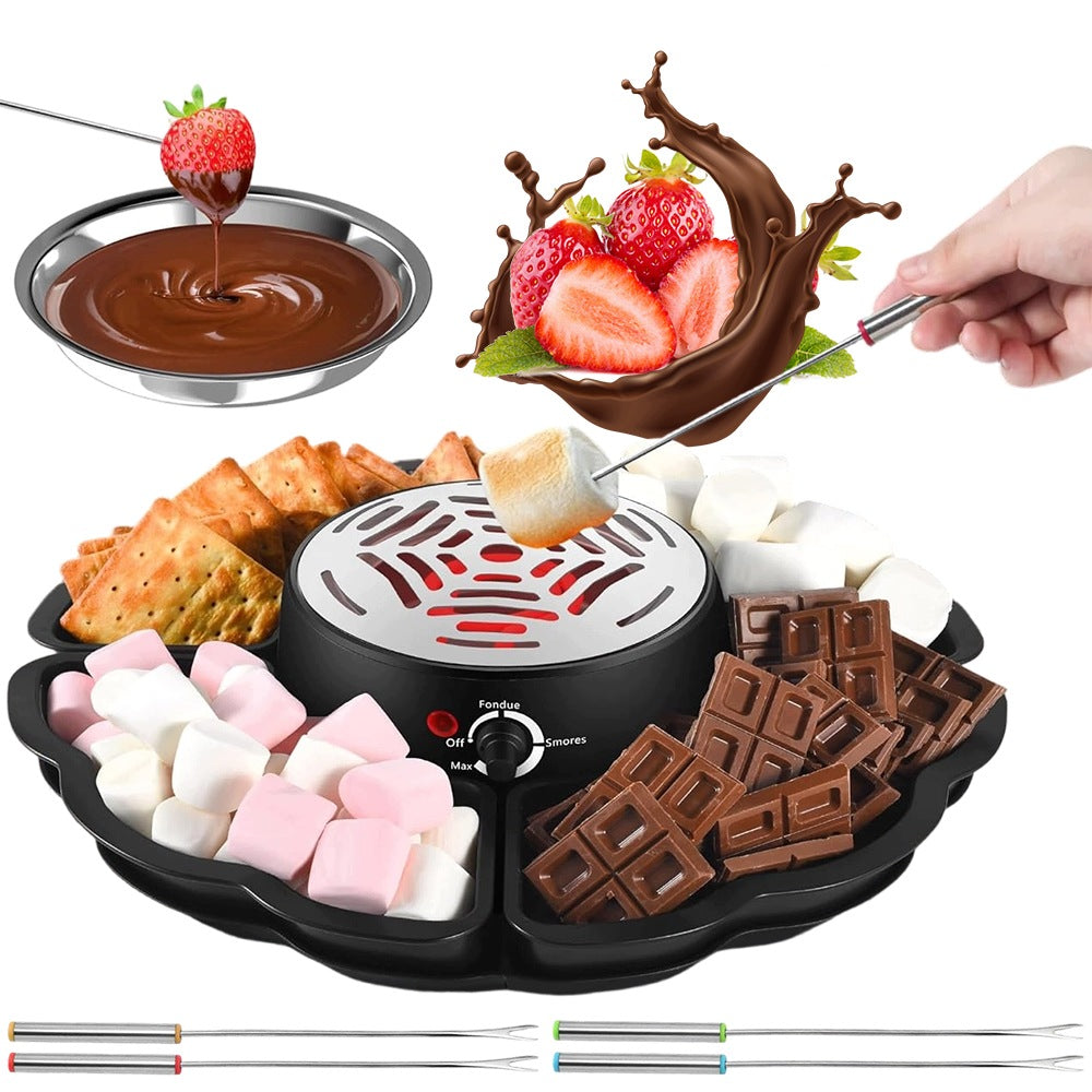 Fondue Chocolate Melting Heater Set With Temperature Control