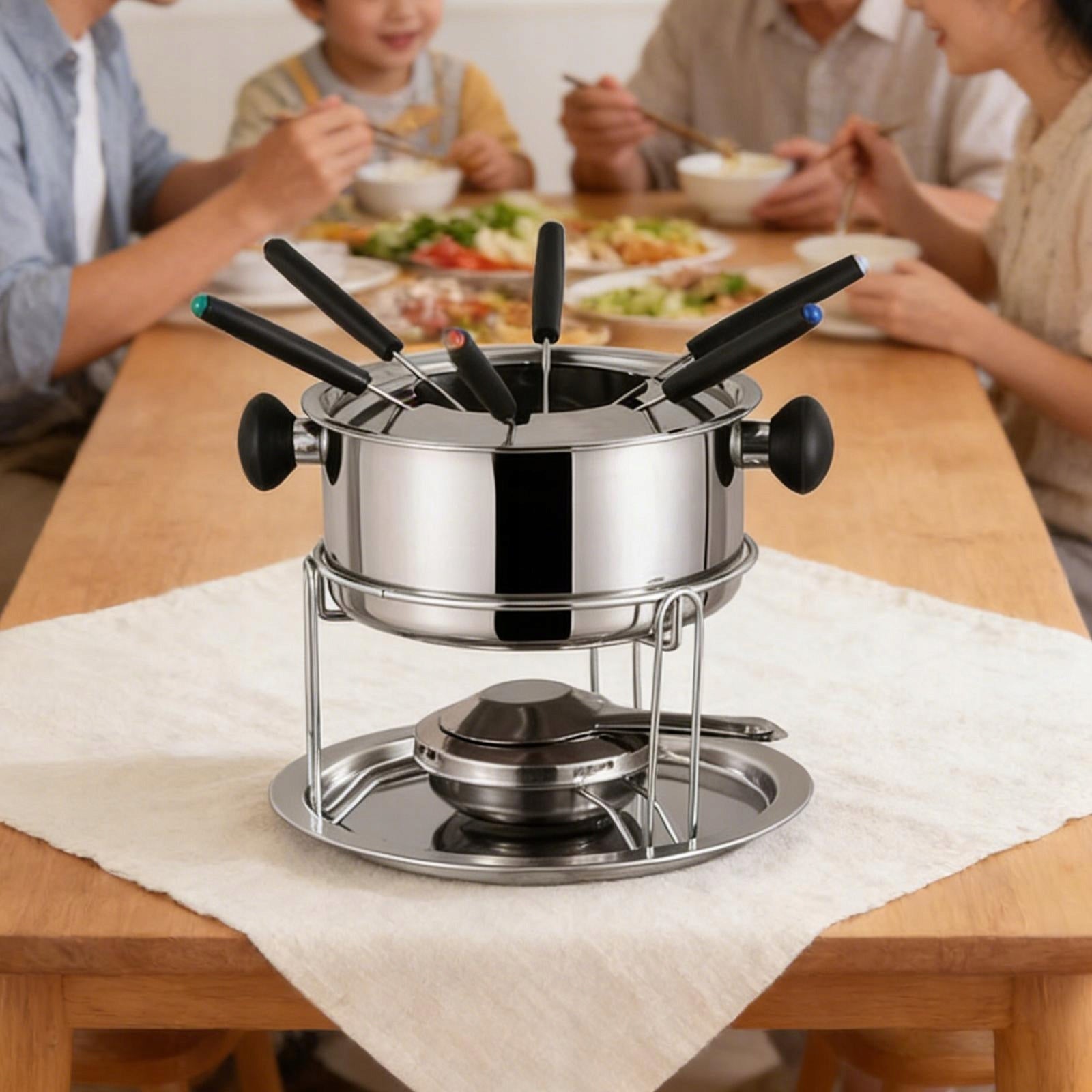 Fondue Pot Set Melting Pots Portable Multi Functional Fondue Warmer Mug