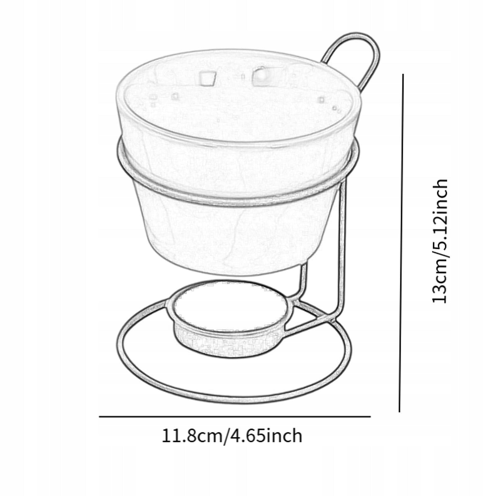 Fondue Set with Iron Rack Chocolate Melter Fondue Fountain Machine Melt red Brand no brand