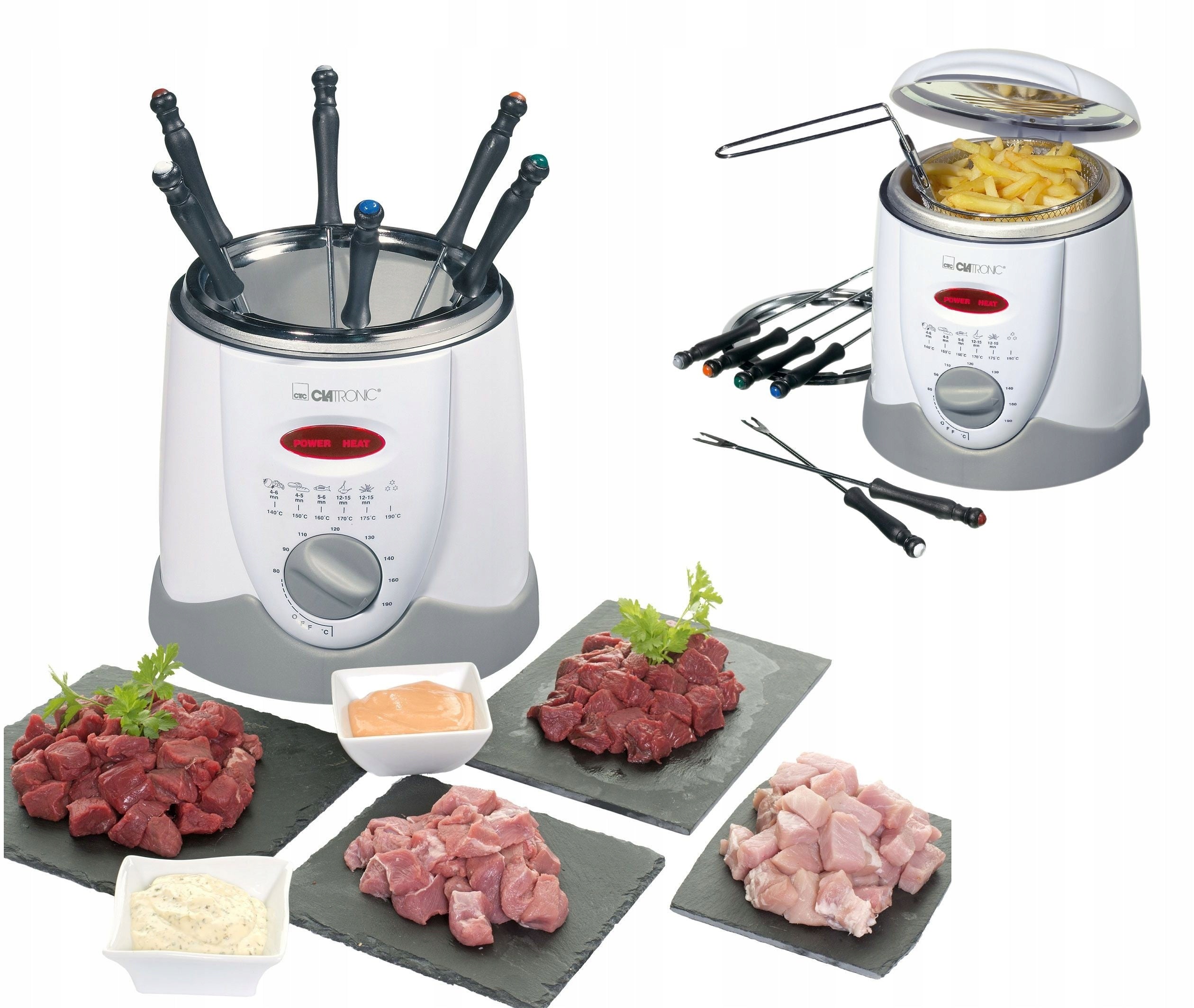 Fondue fryer 2in1 Clatronic FFR 1L 900W Cool Touch