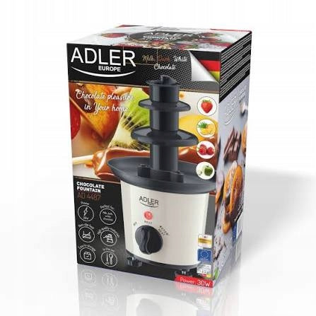 Fontanna do czekolady czekoladowa fondue 3 poziomy Adler AD 4487 Dominant color white