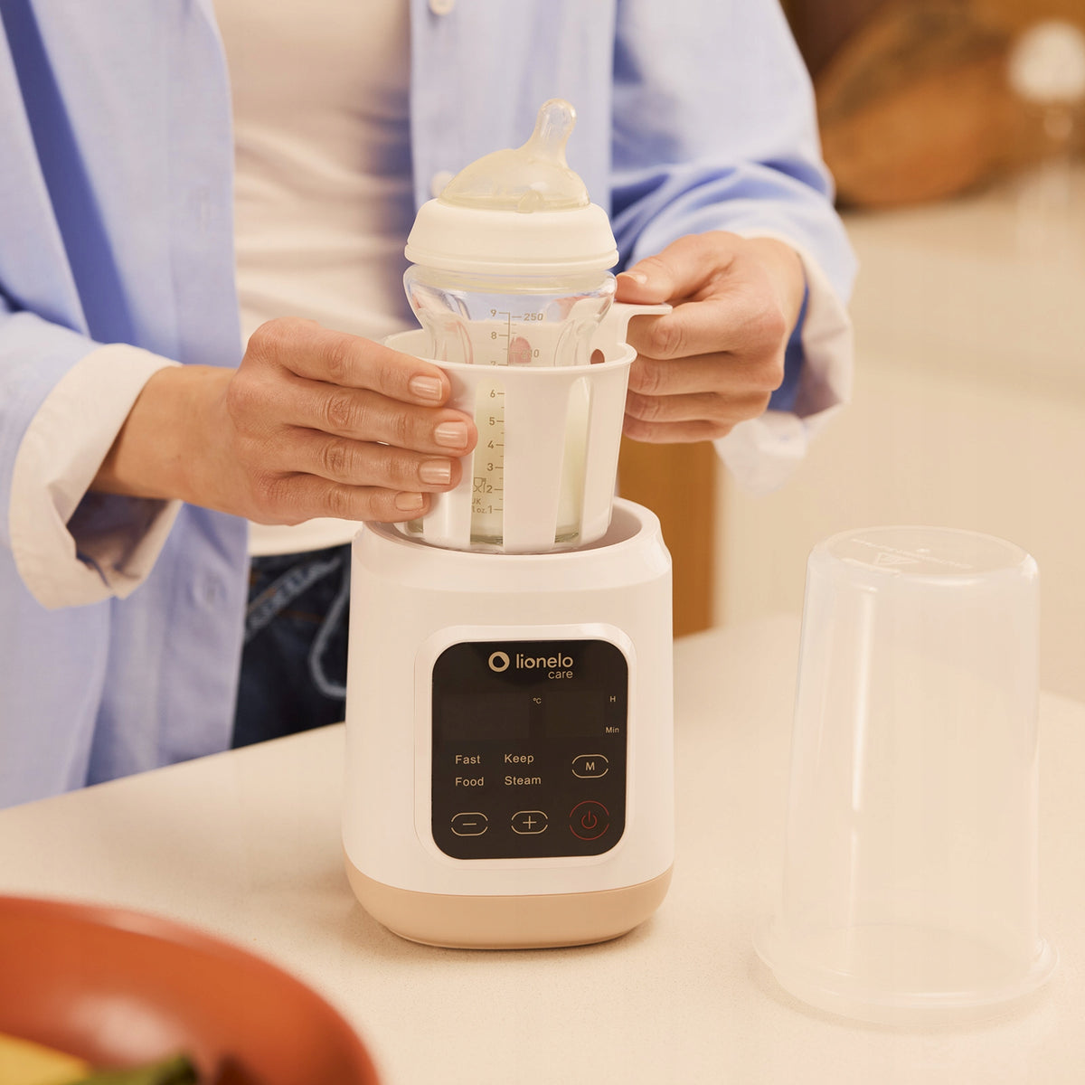 Food Bottle Warmer Food Sterilization Lionelo Thermup Packaging status original