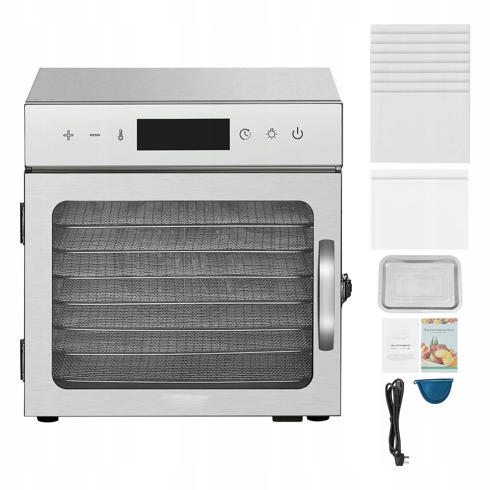 Food Dryer 400W 8 Trays With Visible Window Food Dehydrator Brand SucceBuy