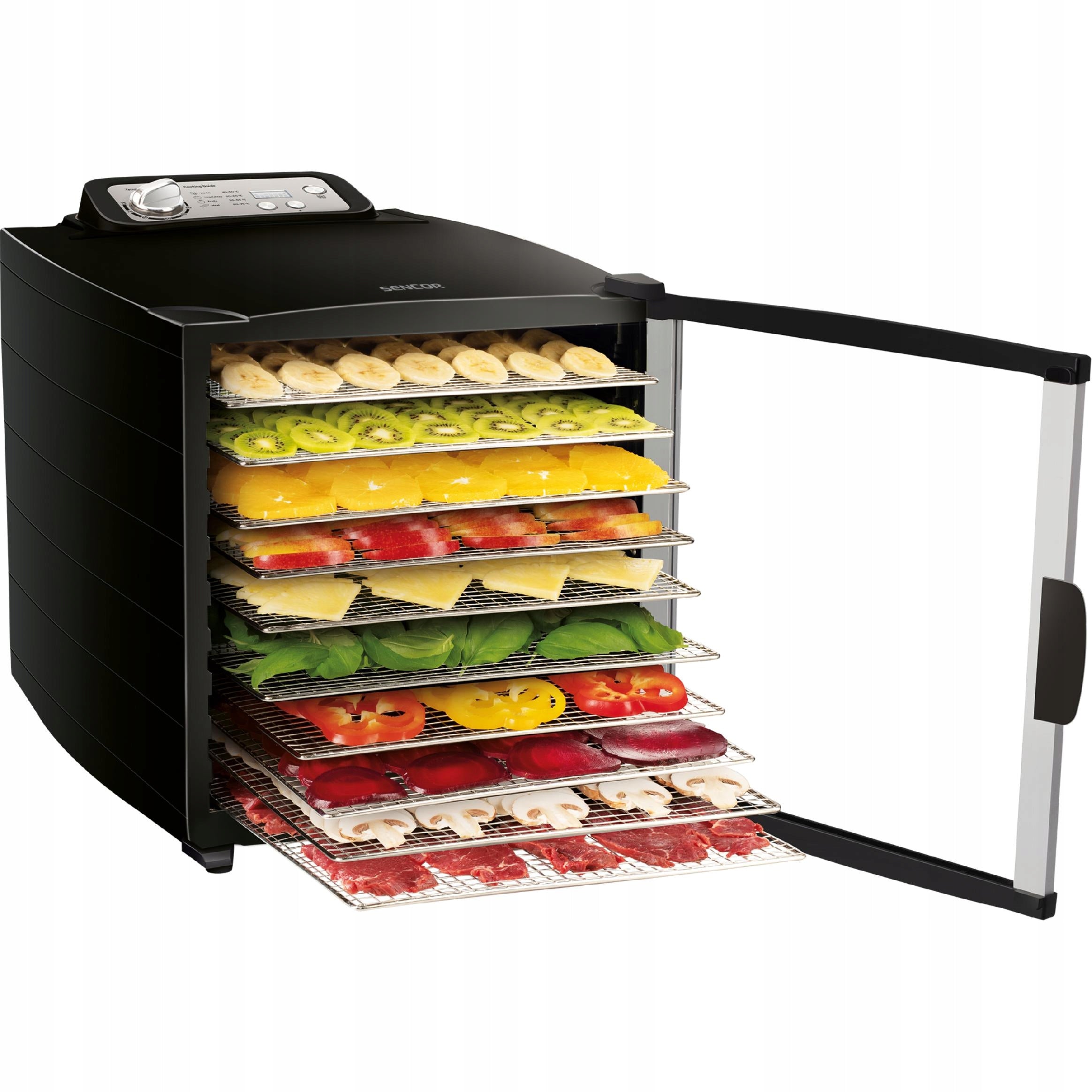 Food Dryer for Fruit Mushrooms Sencor 800W SFD 7000BK Brand Sencor