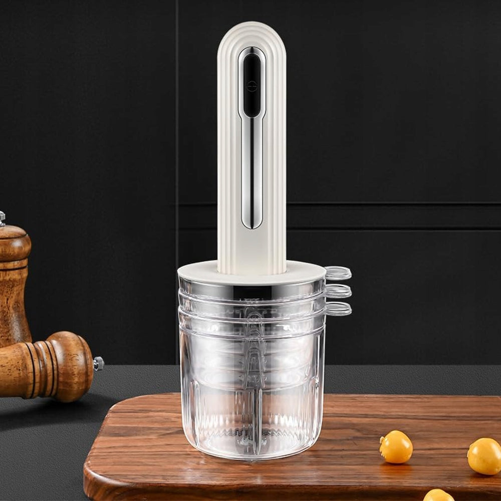 Food Incisor Usb 4 Cups Steel304 Automatic Garlic Grinding Dominant color white