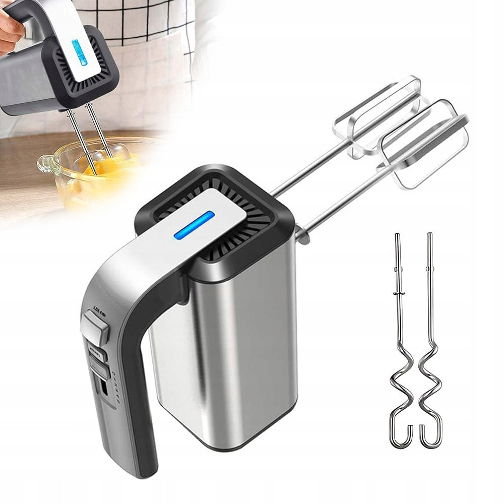 Food Mixer Handheld Robot 300W Turbo 5 Gears Beater Hooks