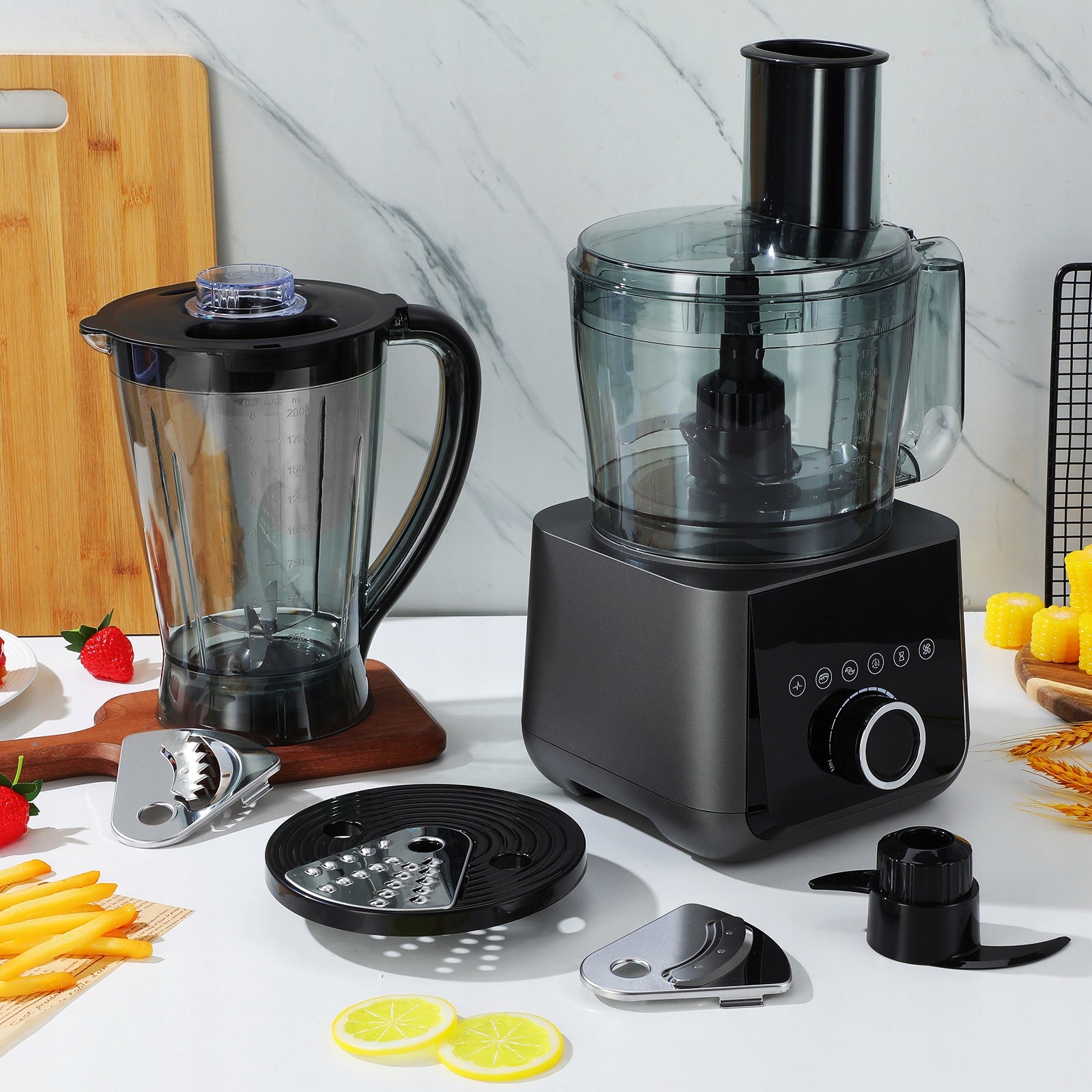 Food Processor 2.5L Professional Food Blender With Processor Bowl EU Plug Manufacturer code 4896009072584