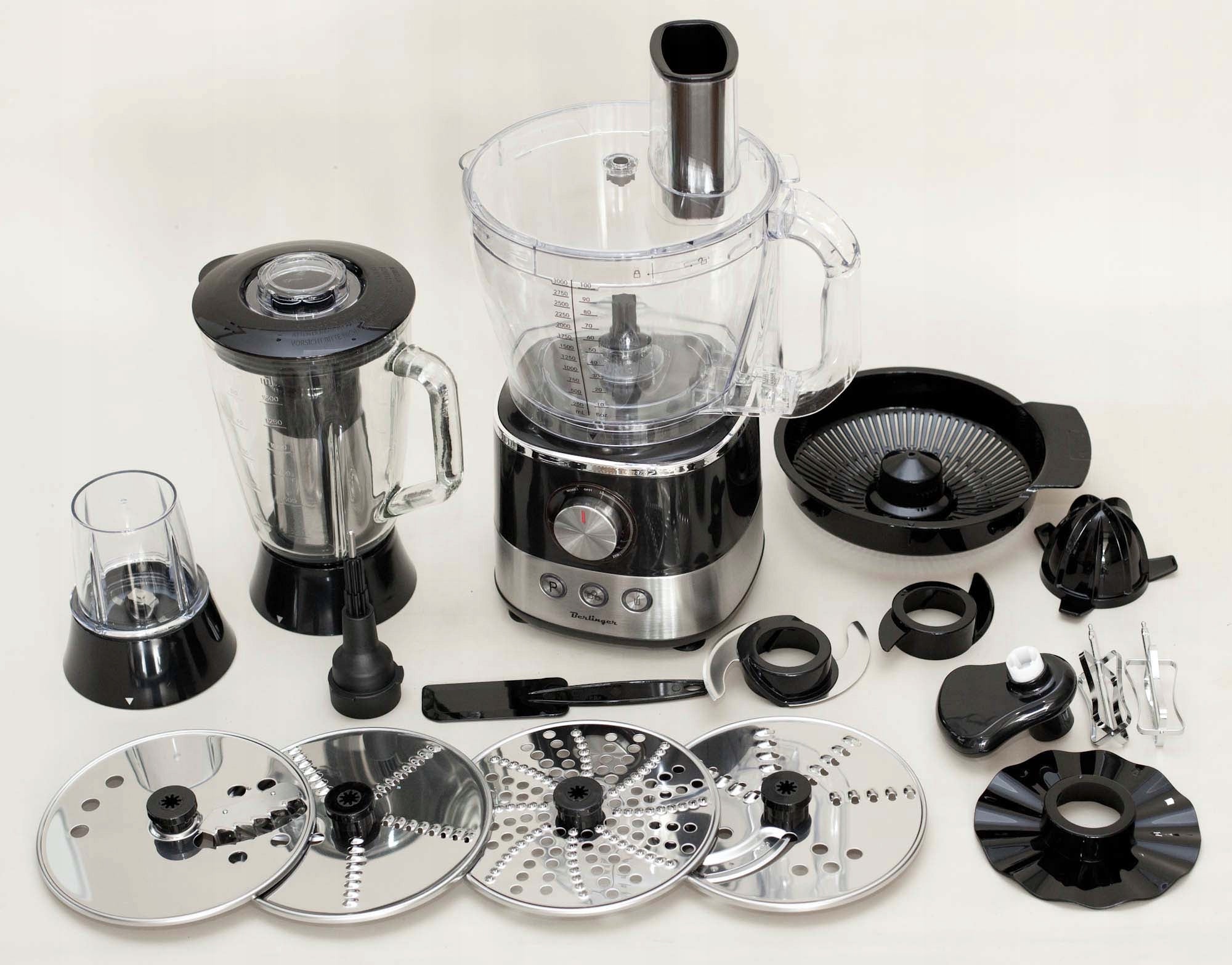 Food Processor Multifunction 1600W Malakser Slicer Squeezer Blender Packaging status original