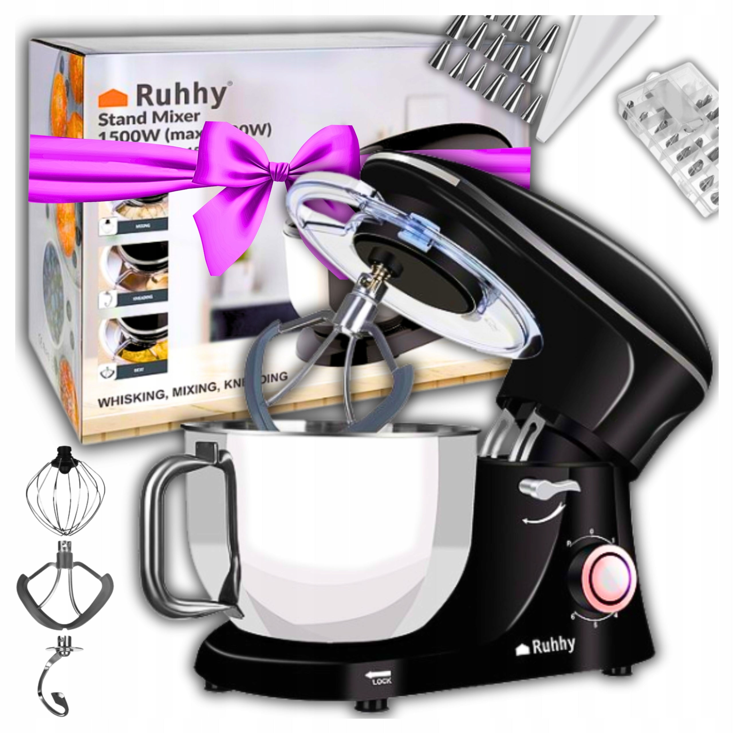 Food Processor Planetary Mixer 2200W For Gift Bowl 6,2 l