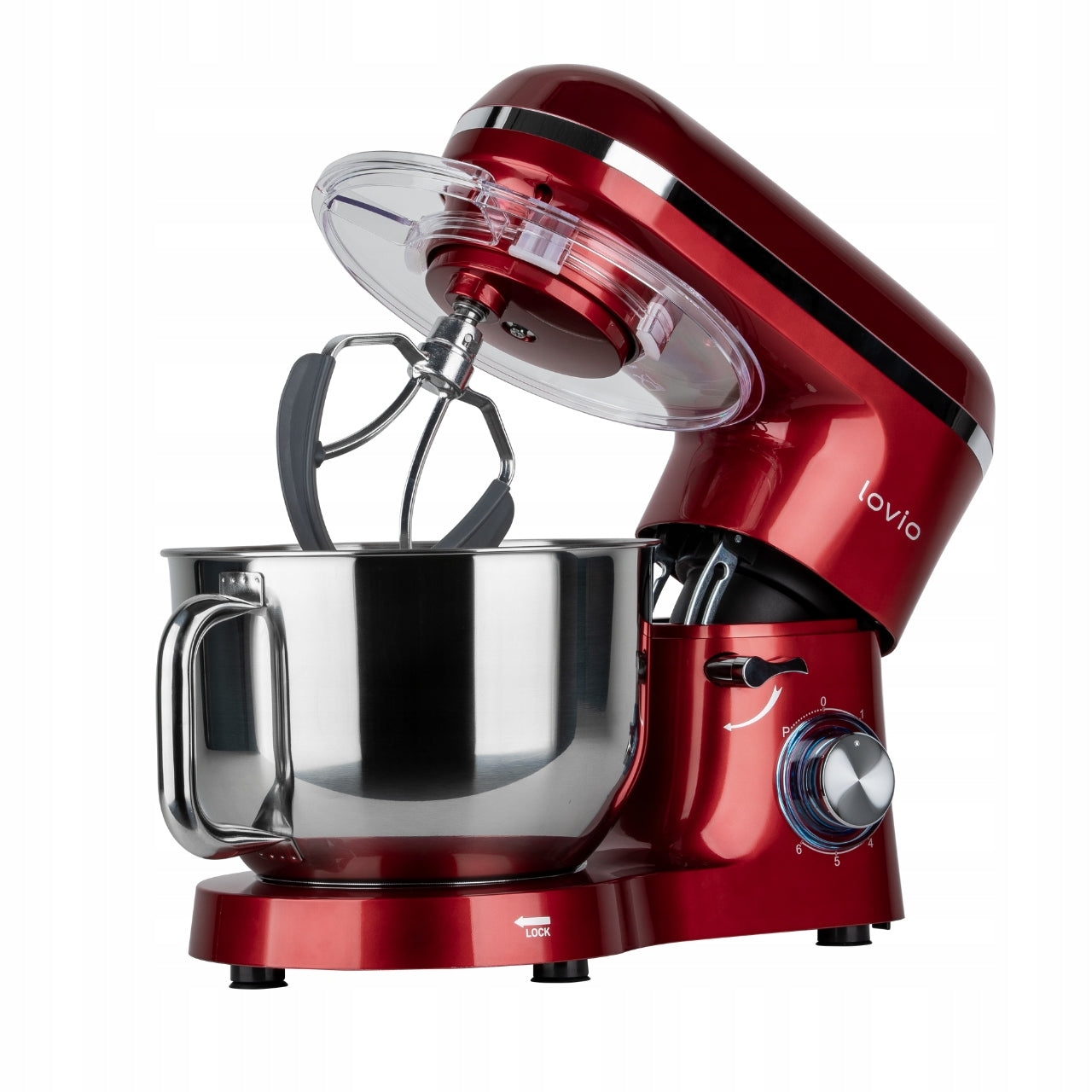 Food Processor Planetary Mixer Lovio Large Bowl 6,2L Multifunctional 1900W Power rating 1900 W