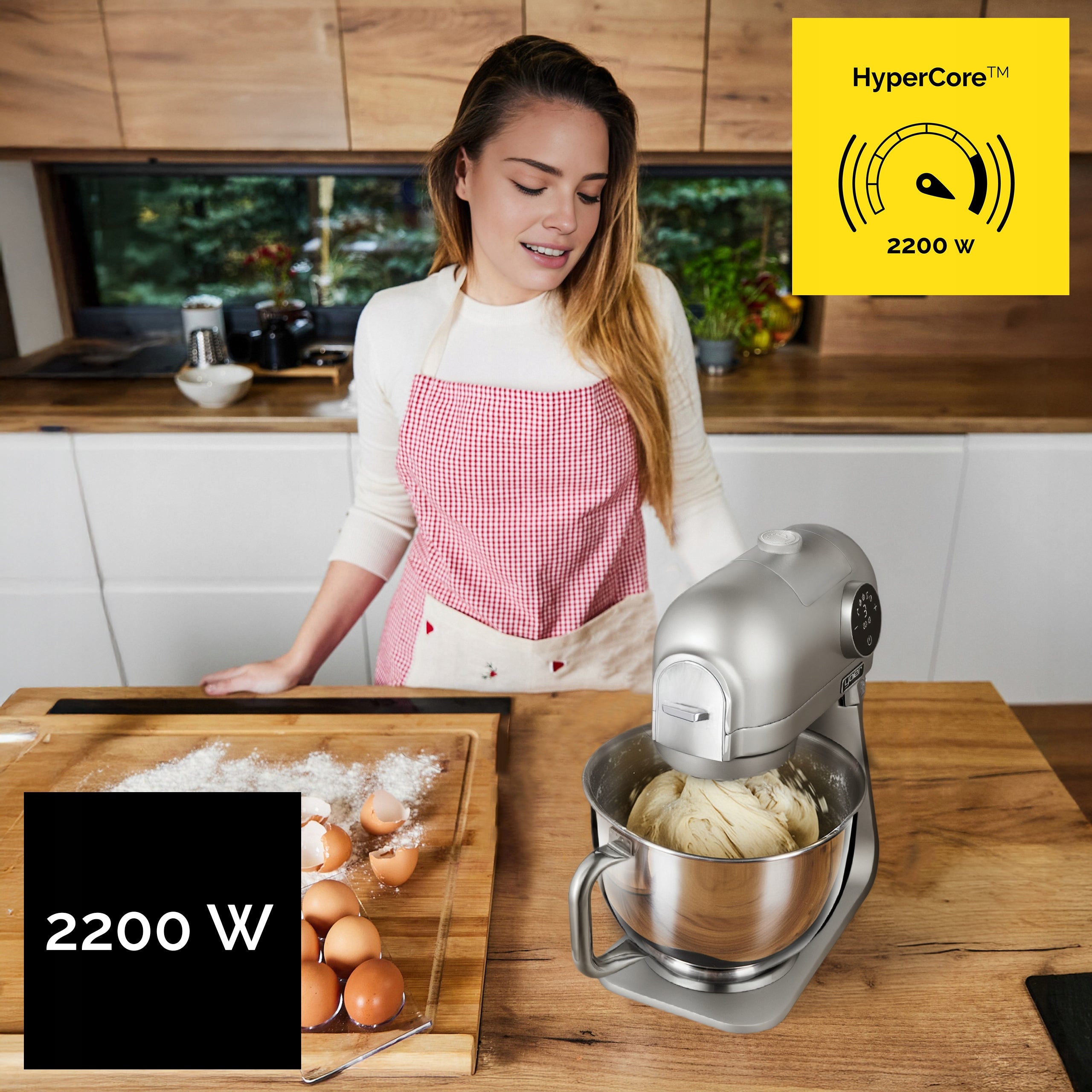 Food Processor Planetary Yoer Multifunctional 2200W Bowl 5,5L +39 ELEMENTS Brand Yoer