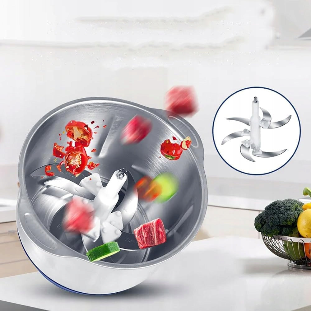 Food Shredder 500W 5L Meat Machine Chop Fruit Vegetables Packaging status original