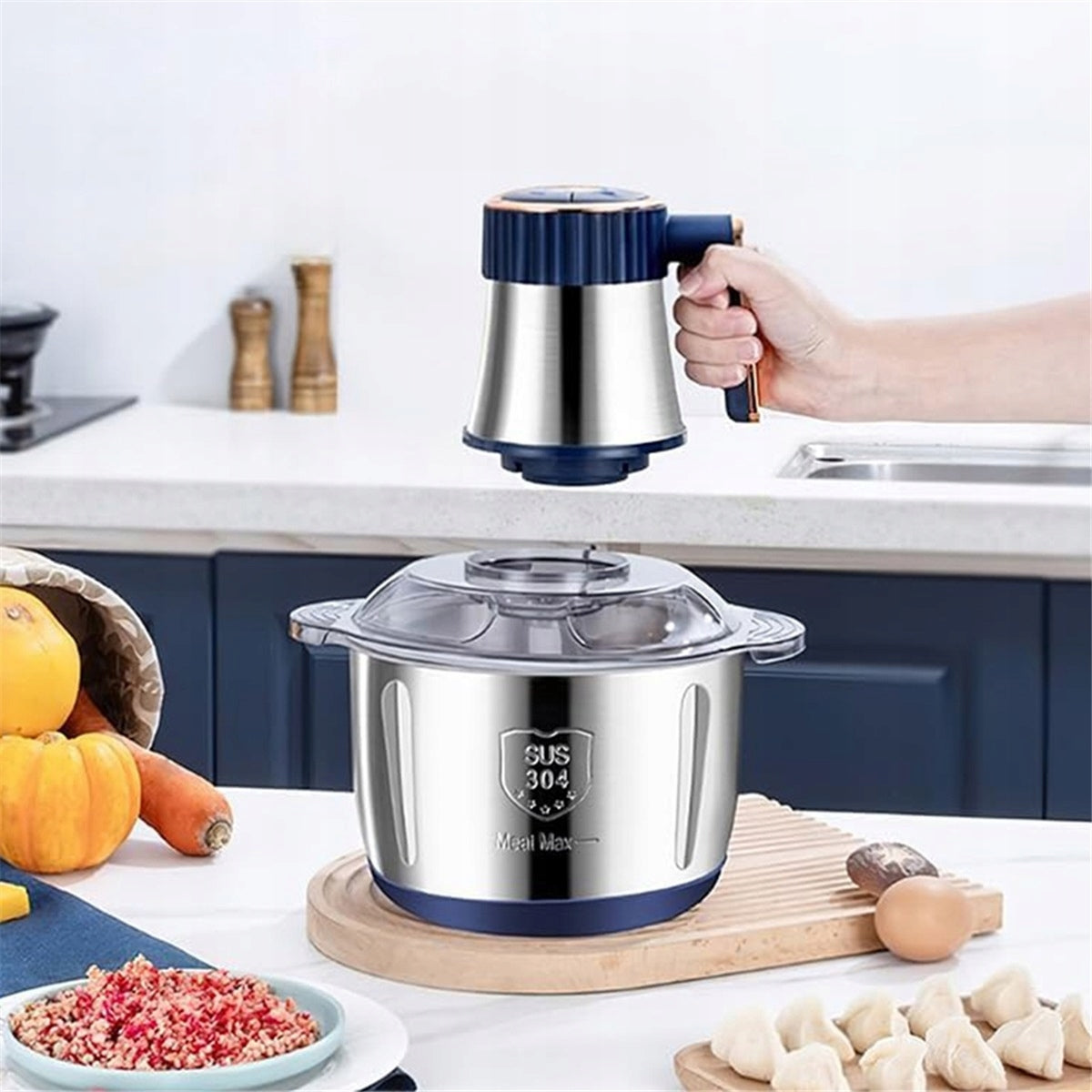 Food Shredder Meat Mixer Electric Universal Turbo Mode Packaging status original