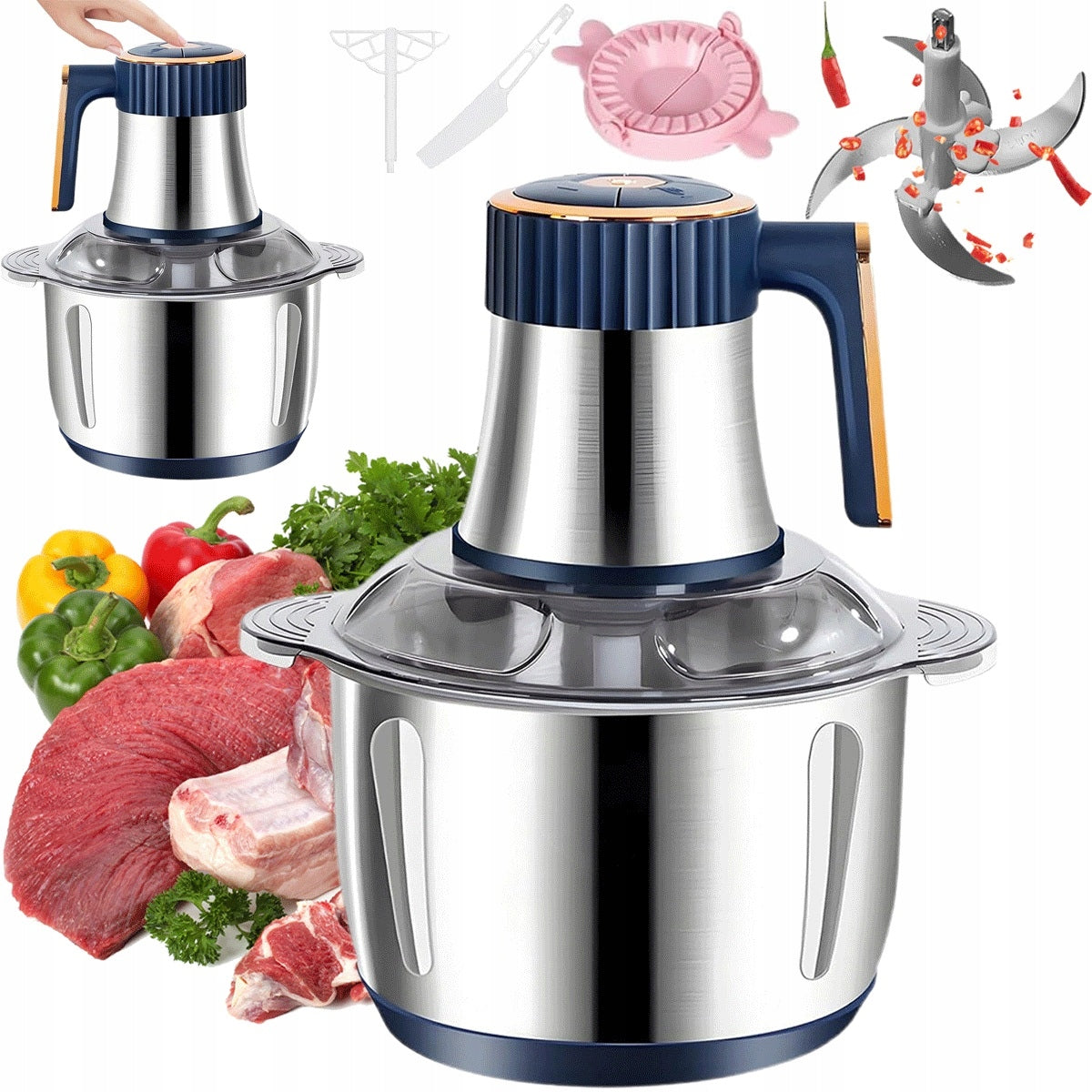 Food Shredder Meat Mixer Electric Universal Turbo Mode