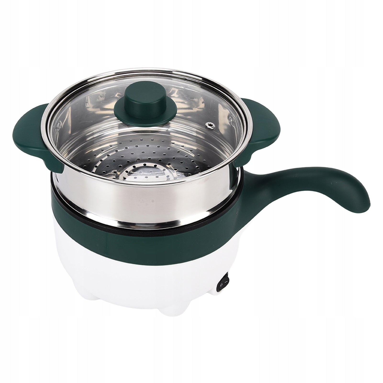 Food Steamer, Electric Pot 2L 12V Electric Stove with Steel Dominant color multicolor