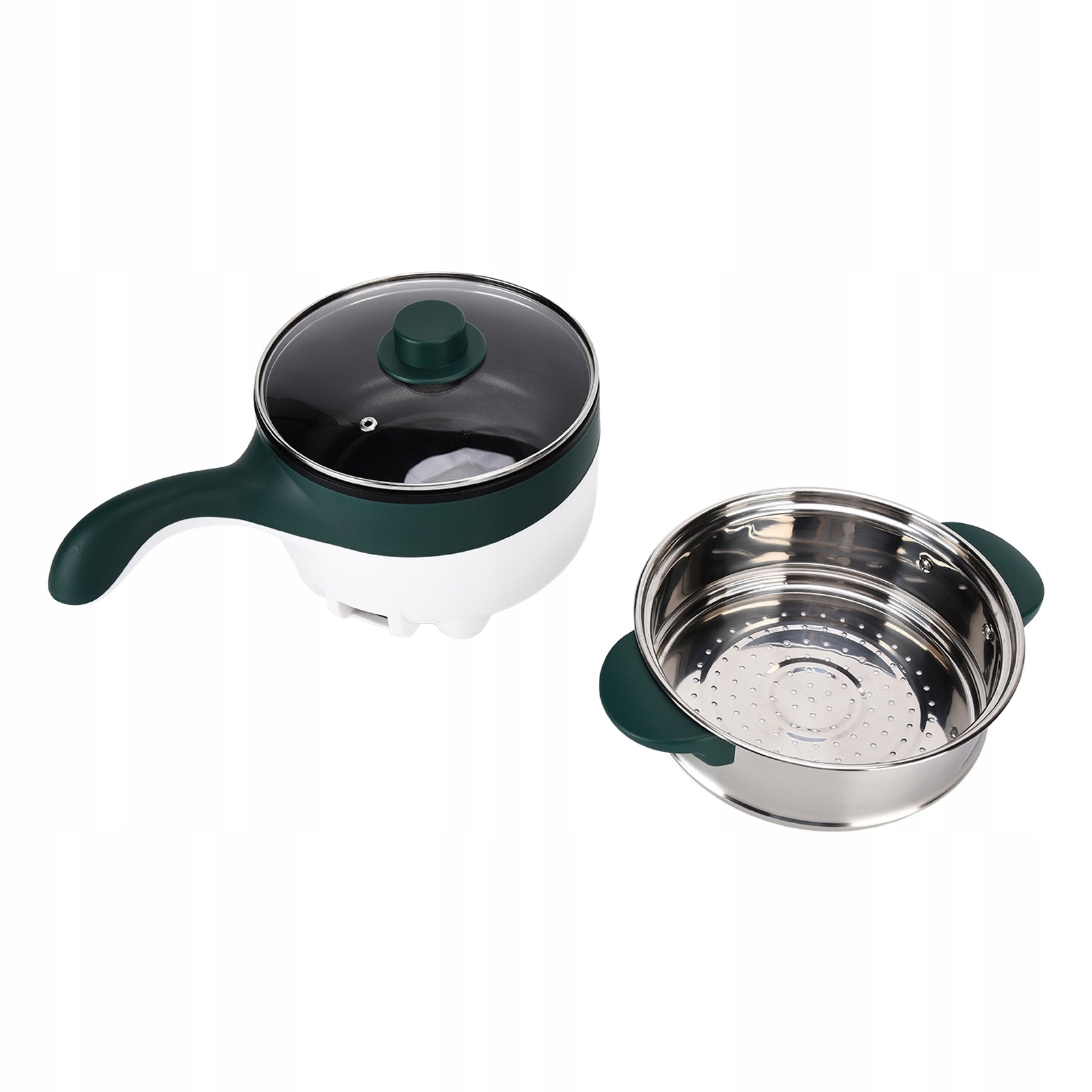 Food Steamer, Electric Pot 2L 12V Electric Stove with Steel