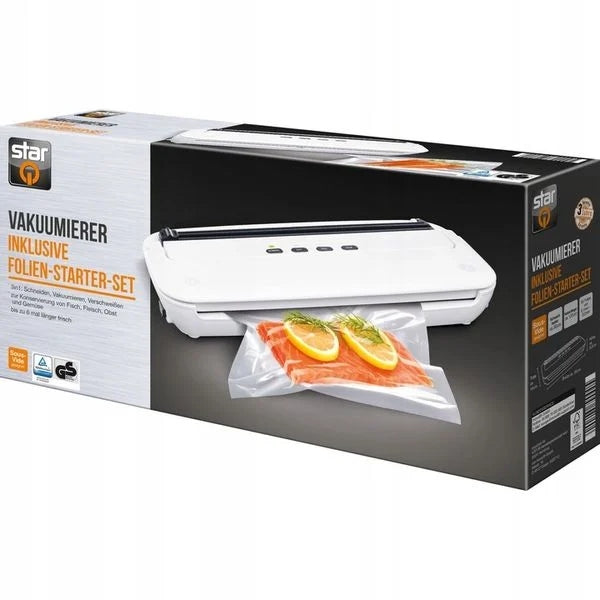 Food Vacuum Welding Machine StarQ White 90W FOOD PACKAGING MACHINE EAN (GTIN) 4311536121791