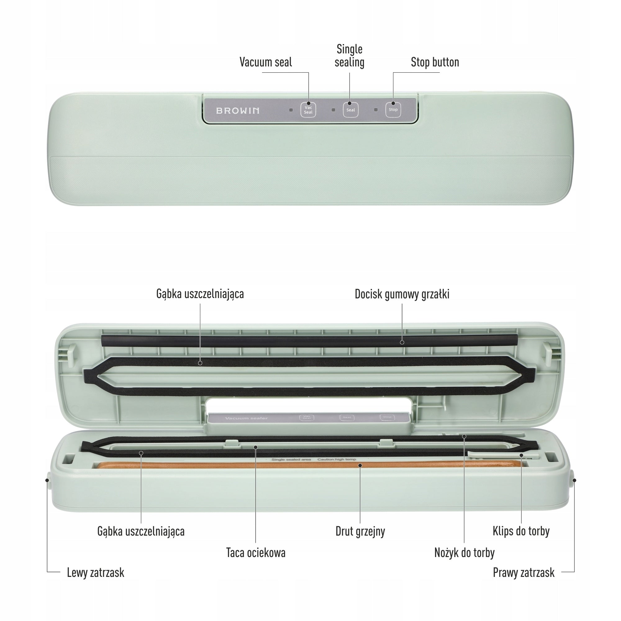 Food Vacuum Welding Machine Universal 80W Manufacturer code 320620