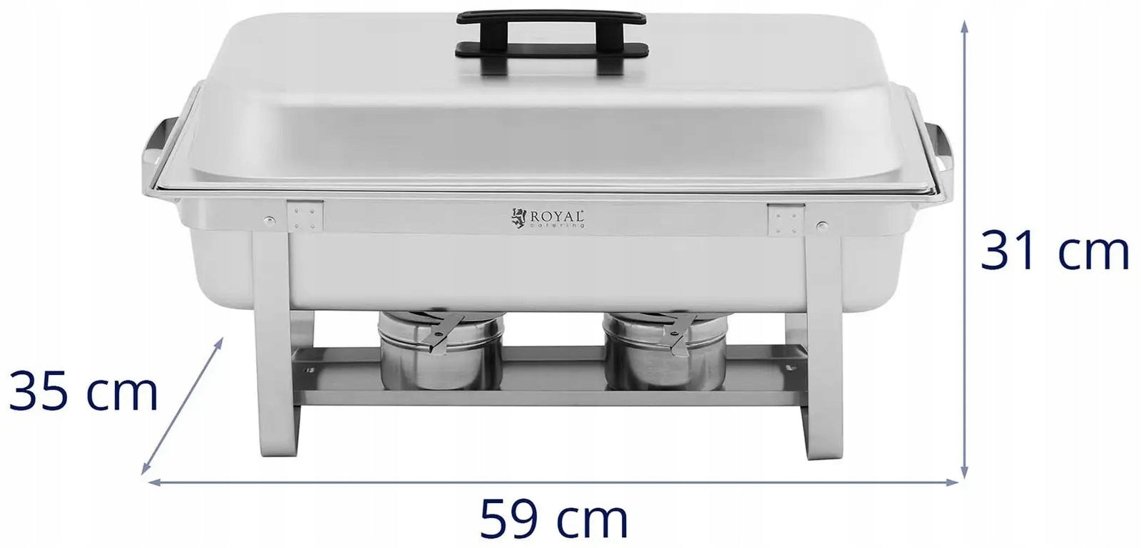 Food Warmer GN 1/1 9l 500x300x60mm ROYAL CATERING RCCD_RT18_9L Packaging status original