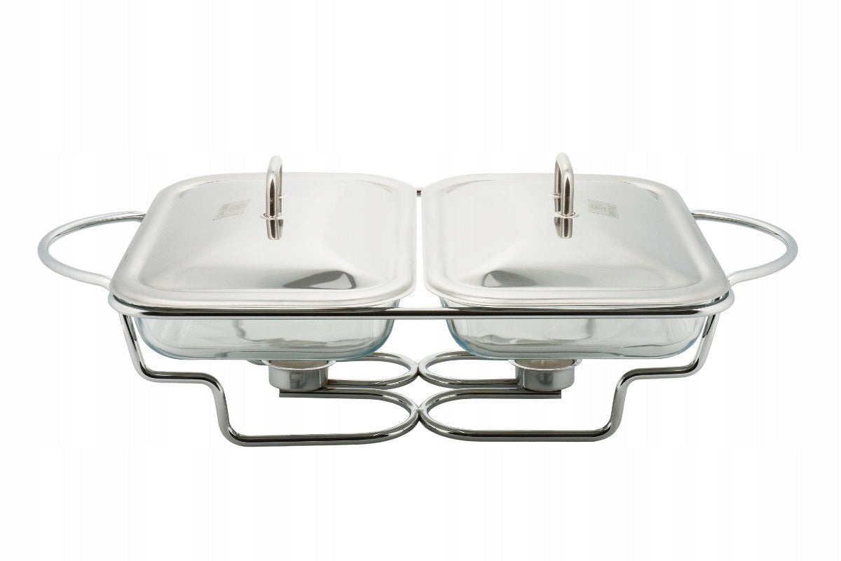Food Warmer Glass Heat Resistant Dish with Steel Heater EAN (GTIN) 5908287214125