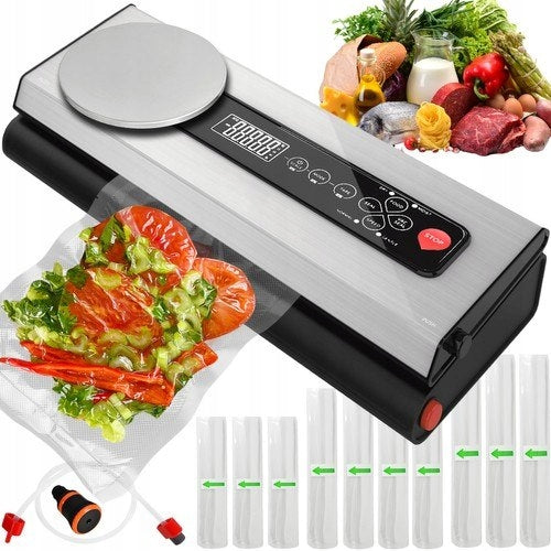 Food Welding Machine Vacuum Food Packing Machine Automatic + Foil