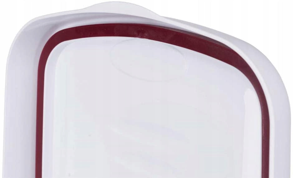 Food container 25 l / 24 × 51 × 39 cm transparent white Manufacturer code 421693